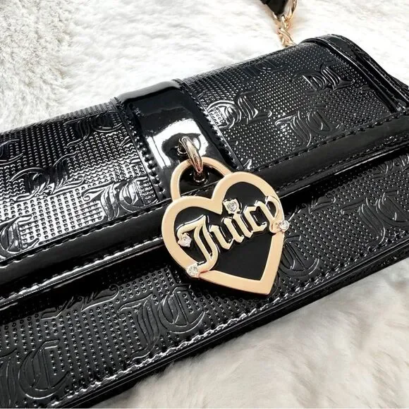 Juicy Couture Mini Shoulder Bag - Patent Black - Picture 3 of 5